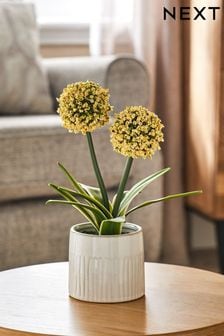 Yellow Artificial Allium Plant (N40964) | EGP608