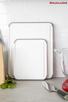 Kitchen Aid Set of 2 White Nonslip Chopping Board (N41032) | €47