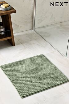 Sage Green Bobble Shower Bath Mat (N41045) | €8