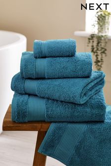 Blue Teal Light Egyptian Cotton Towel