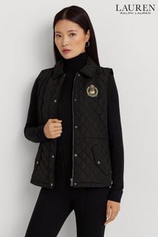 Lauren Ralph Lauren Crest Patch Diamond Quilted Gilet (N41188) | €125