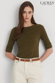 Lauren Ralph Lauren Judy Stretch Cotton Boatneck Top (N41210) | 75 €