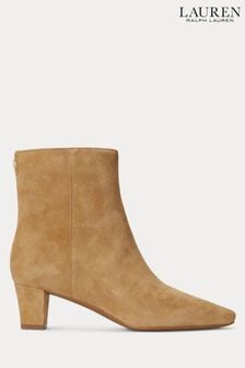 Lauren Ralph Lauren Brown Willa Suede Boots (N41213) | 414 zł