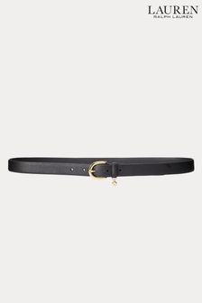 Lauren Ralph Lauren Black Charm Cross-hatch Leather Belt (N41218) | 106 €