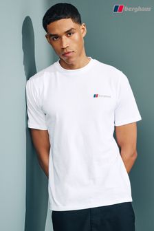 Camiseta blanca clásica con logo de hombre de Berghaus (N41527) | 42 €