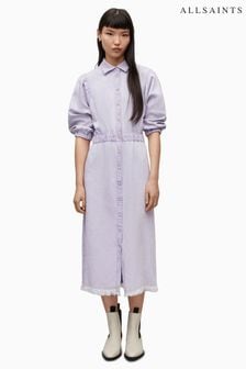 Women s Dresses Purple Denim Clothing Next Singapore