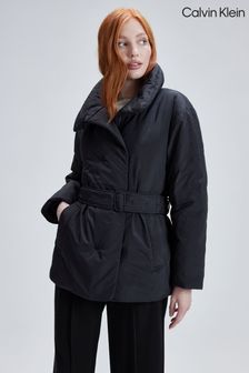 Calvin Klein Crinkle Wrap Black Jacket (N42002) | €164