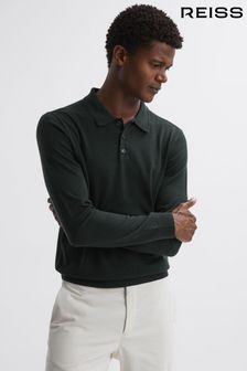 Reiss Forest Trafford Merino Wool Polo Shirt (N42243) | kr1,786