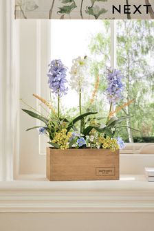 Artificial Meadow Florals In Windowbox (N42303) | BGN91