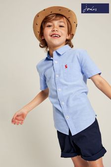 Синяя оксфордская рубашка с короткими рукавами Joules (N42351) | €24 - €29