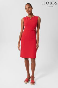 Hobbs Red Petite Alyssa Dress (N42384) | €79