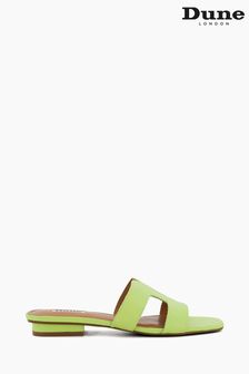 Dune London Green Loupe Smart Slider Sandals (N42470) | €60
