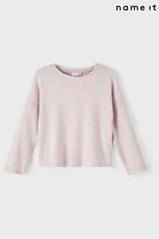 Name It Pink Long Sleeve Round Neck Jumper (N42534) | SGD 31
