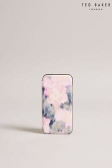 Ted Baker Pink Moneto Blur Floral Mirror Folio Iphone Phone Case (N43049) | 120 zł