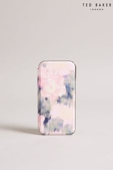 Ted Baker Monetan iPhone 14 Max-Hülle mit verschwommenem Print und Spiegelfolie, Pink (N43050) | 27 €
