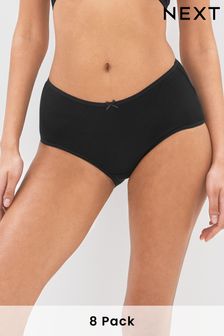 Cotton Rich Knickers 8 Pack