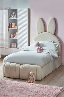Casual Boucle Natural Oyster Bunny Kids Upholstered Bed Frame (N43296) | €675