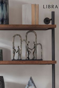 Libra Sculpture en bronze antique famille en arcs grande taille (N43371) | CA$ 400