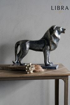 Libra Bronze Cubist Resin Lion Sculpture (N43374) | €159