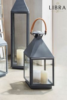 Libra Grey Kensington Square Lantern