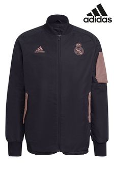 adidas Black Real Madrid Travel Jacket (N43749) | SGD 348