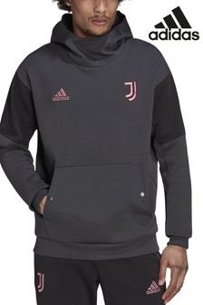 adidas Grey Juventus Travel Hoodie (N43765) | kr1,103