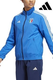 adidas Blue Italy adidas Anthem Jacket Womens (N43868) | SGD 194