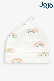 JoJo Maman Bébé Cream Rainbow Baby Hat (N43986) | OMR3