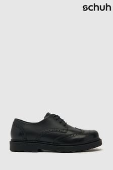 Schuh Lawn Black Brogue Shoes (N44337) | $53