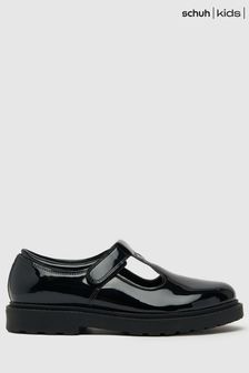 Schuh Leaf Black Shoes (N44345) | SGD 62
