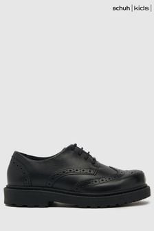 Schuh Lawn Black Brogue Shoes (N44349) | $57