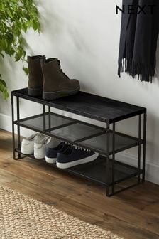 Black Shoe Storage Rack (N44390) | CA$149