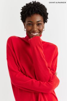 Chinti & Parker Wool/Cashmere Relaxed Roll Neck Jumper