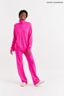 粉色 - Chinti & Parker羊毛/休閒翻領套衫 (N44444) | NT$4,430