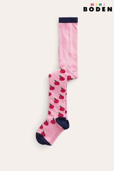 Boden Pink Patterned Tights (N44477) | ￥2,290