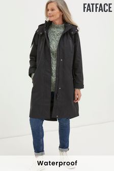 Черный - Непромокаемая удлиненная куртка Fatface (N44538) | €101