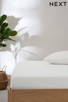 White Fitted Simply Soft Microfibre Sheet (N44669) | kr67 - kr156