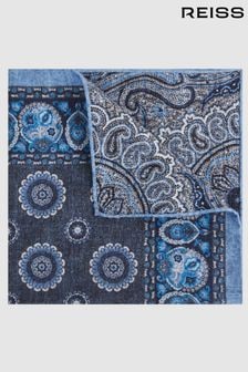 靛藍 - Reiss Giglio雙面棉質西裝手帕 (N44732) | NT$2,280