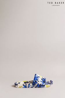 حذاء مفتوح ستان أزرق مطبوع Anniti من Ted Baker (N44828) | 267 ر.ق
