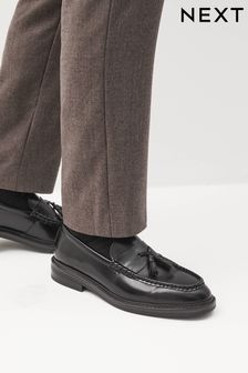 Black Chunky Tassel Loafers (N44920) | 54 €