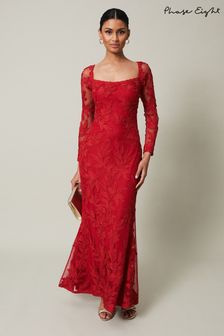 Phase Eight Red Alicia Tapework Maxi Dress (N45059) | 19,969 UAH