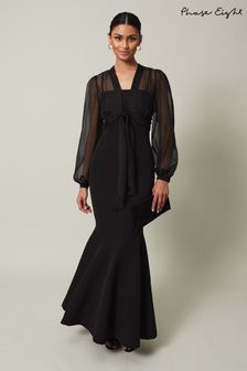 Phase Eight Black Freesia Maxi Dress (N45064) | OMR155