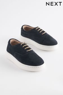 Navy Smart Leather Lace-Up Shoes (N45107) | Kč910 - Kč1,060