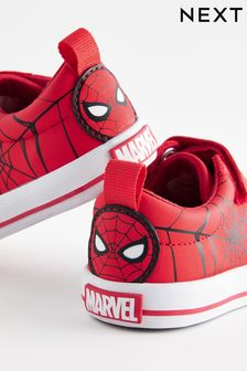 Spiderman Touch Fastening Elastic Lace Trainers