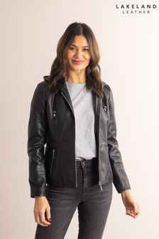 Черный - Кожаная куртка с капюшоном Lakeland Leather Abbeyville (N45455) | €328