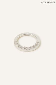 Accessorize White Sterling Silver Conch Earrings (N45514) | LEI 90
