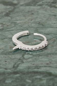 Accessorize White Sterling Silver Sparkle Spike Helix Earrings (N45515) | kr270