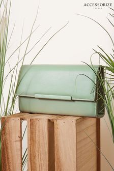 Accessorize Green Clean Bar Clutch Bag (N45600) | €13