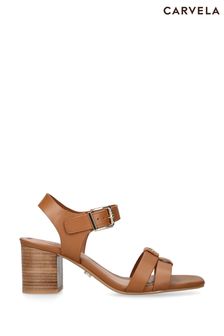 Carvela Tan City Break Mule 80 Sandals (N45701) | €191