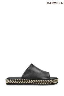 Carvela Comfort Capri Mule Black Sandals (N45713) | €171